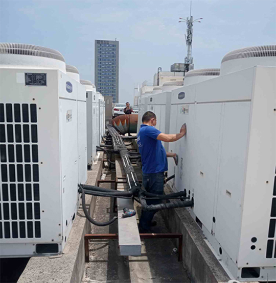 阳原中央空调制热和不制冷系统维修方法